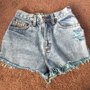 Levi studded shorts!